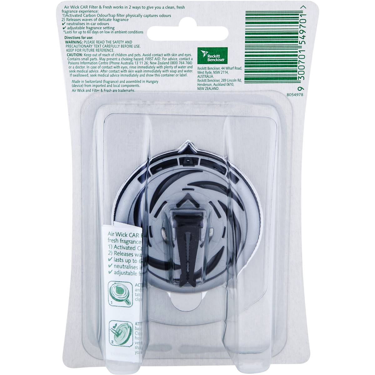 Air Wick Flip & Fresh Car Air Freshener New Car & Ocean Drive Each