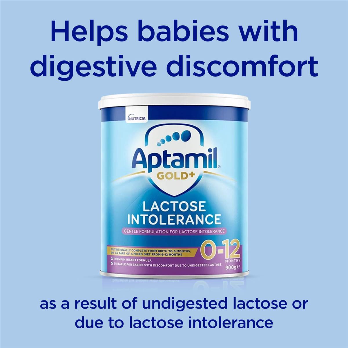 Aptamil Gold+ Lactose Intolerance Baby Formula From 012 Months 900g