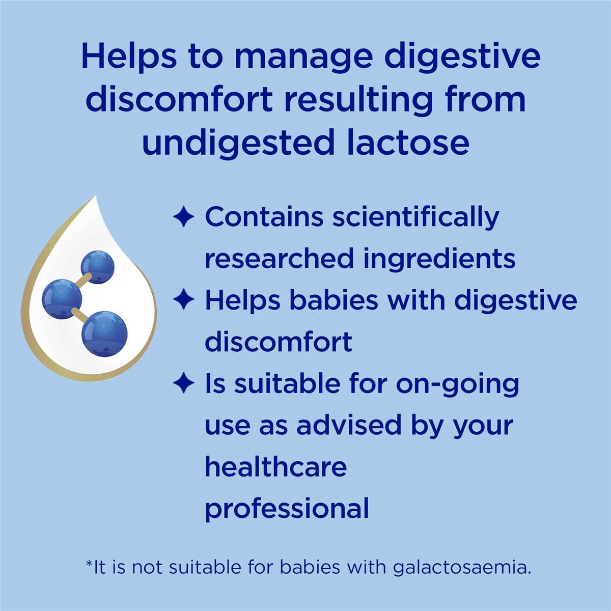 Aptamil Gold+ Lactose Intolerance Baby Formula From 012 Months 900g