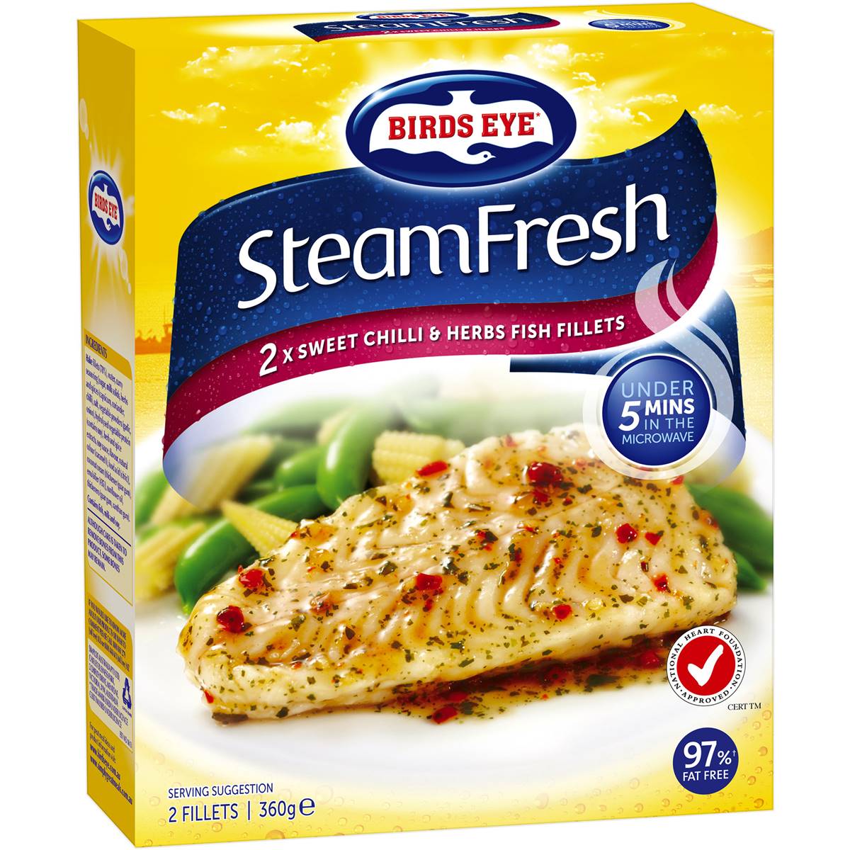 Birds Eye Steam Fish Fillets Sweet Chilli 360g Woolworths