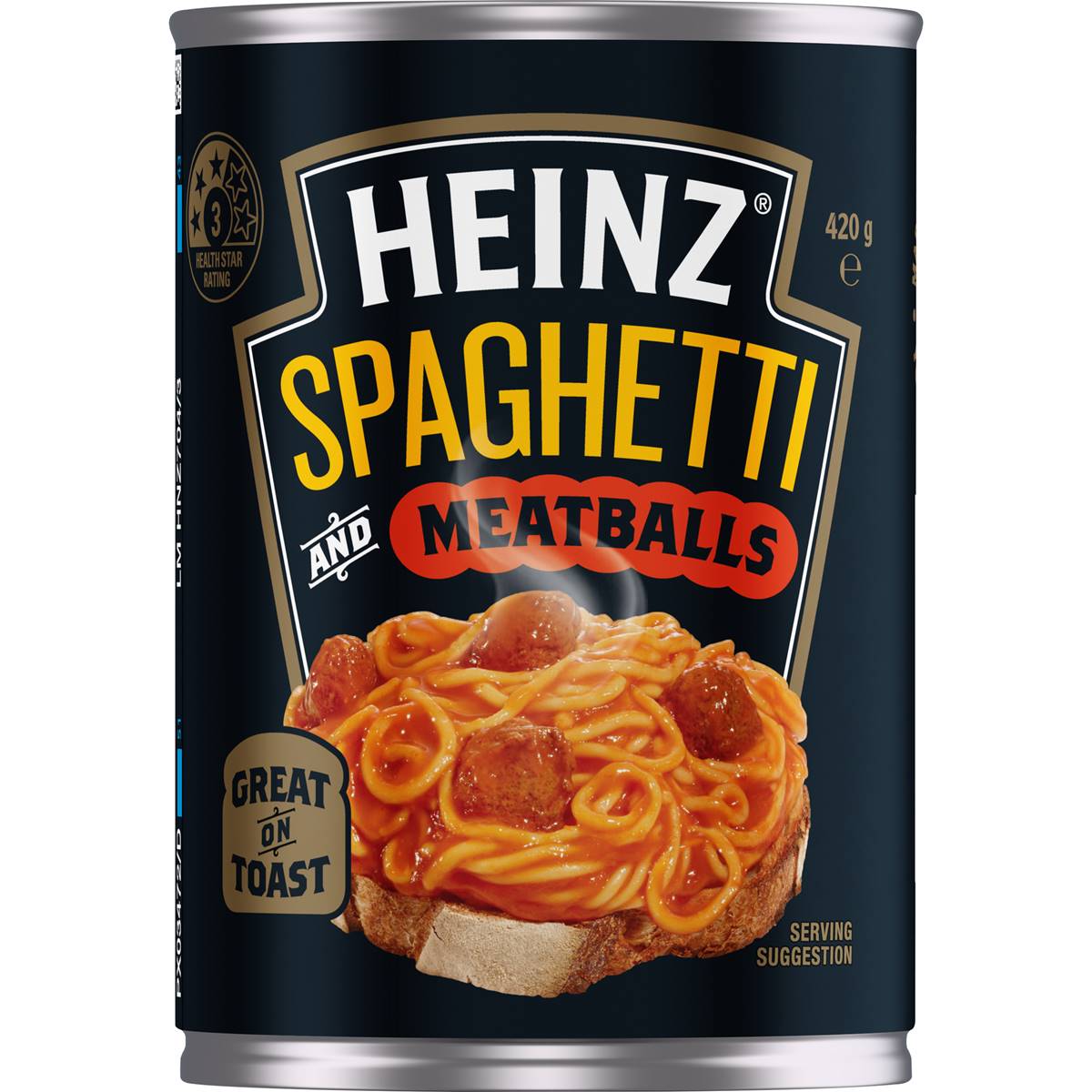 Heinz Spaghetti & Meatballs In Tomato Sauce 420g Woolworths
