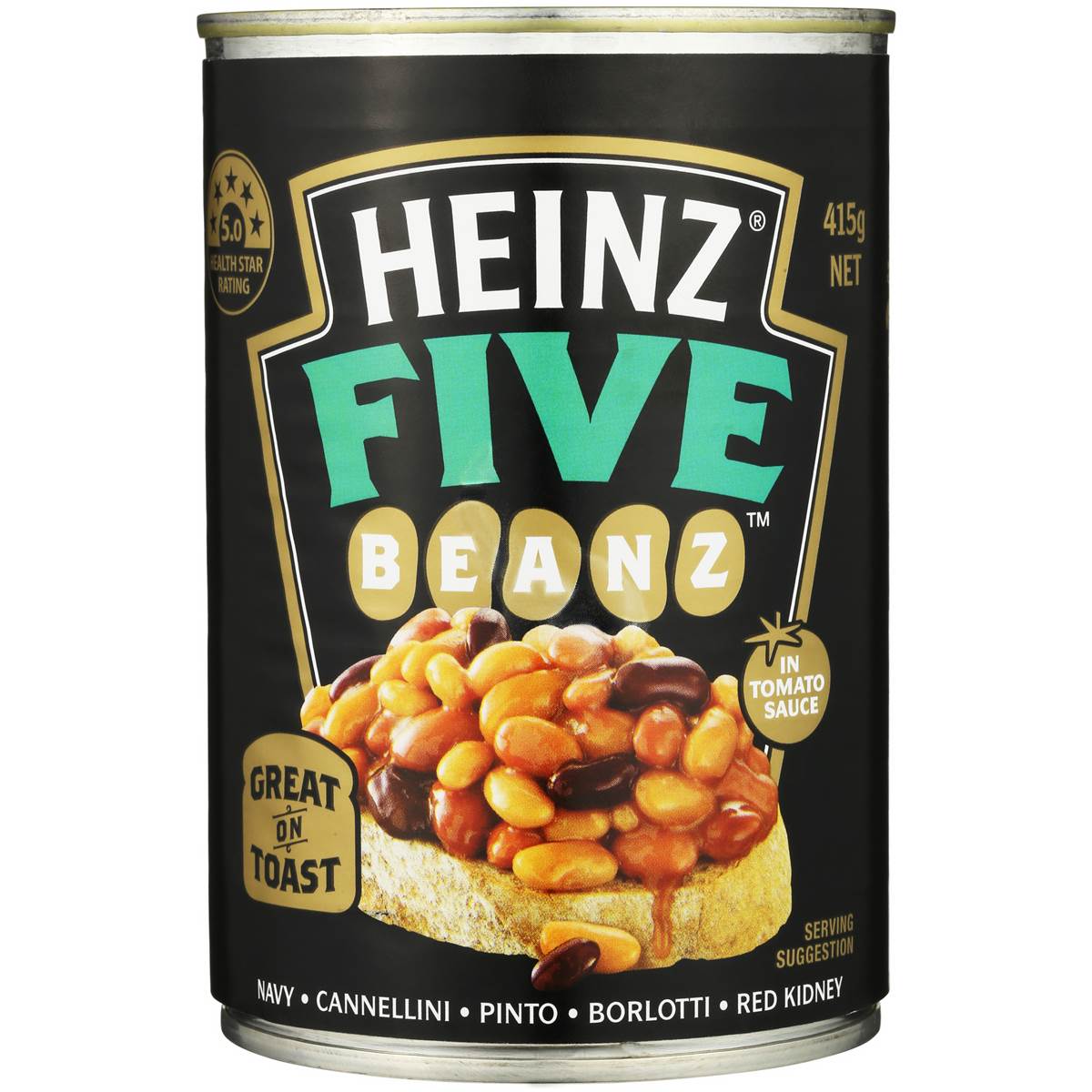 Heinz Five Beanz/tomsauce415g | Woolworths