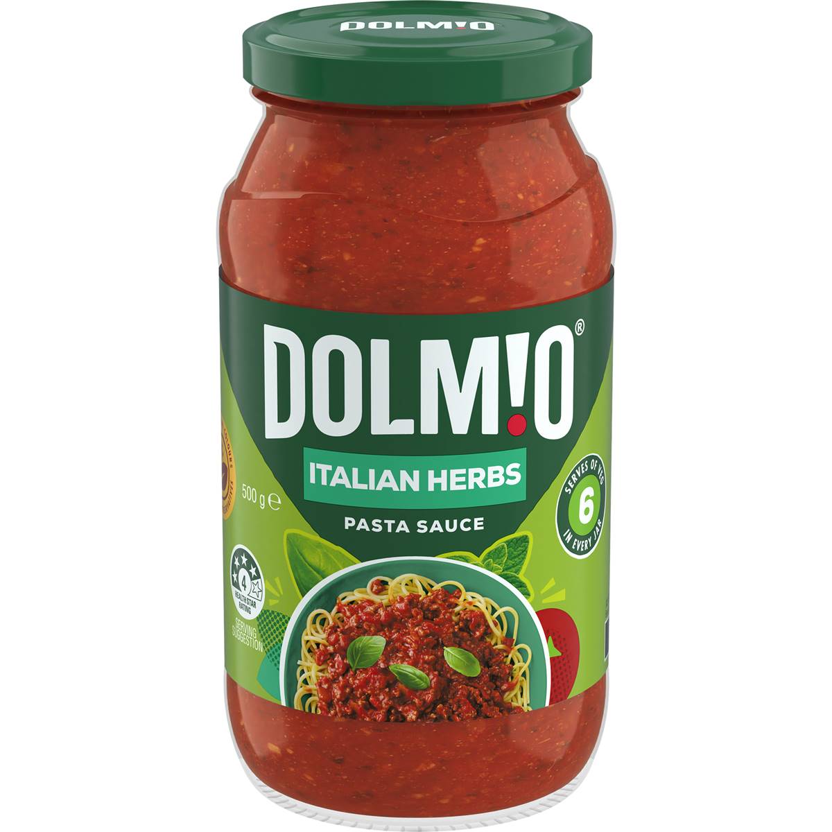 Dolmio Extra Italian Herbs Tomato Pasta Sauce 500G | Woolworths