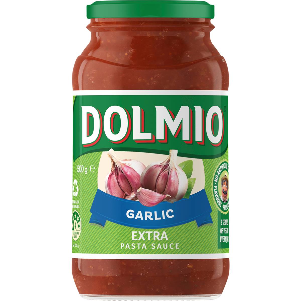 Calories in Dolmio Extra Garlic Tomato Pasta Sauce calcount