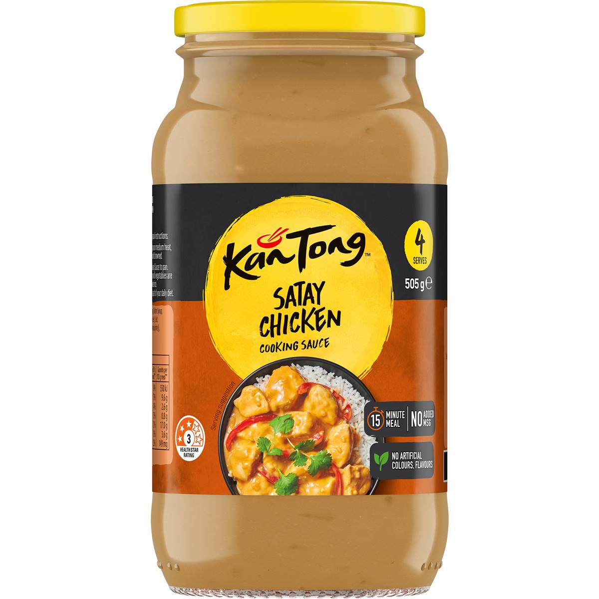 Kan Tong Peanut Satay Stir Fry Cooking Sauce 505g Woolworths