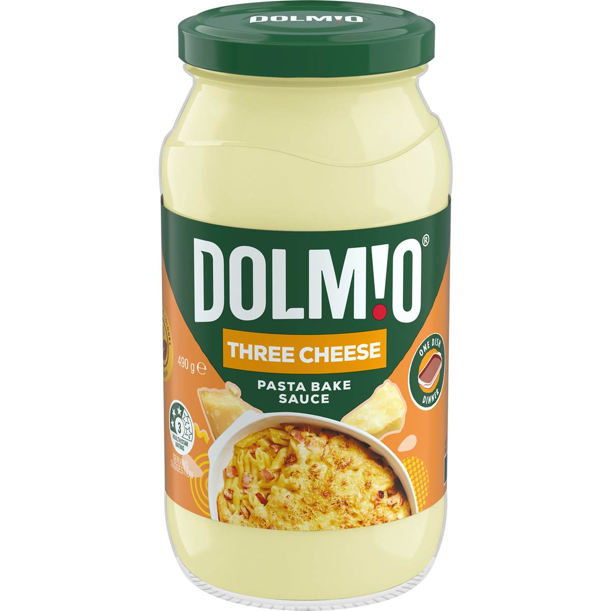 Dolmio Three Cheese Pasta Bake Sauce 490g Woolworths
