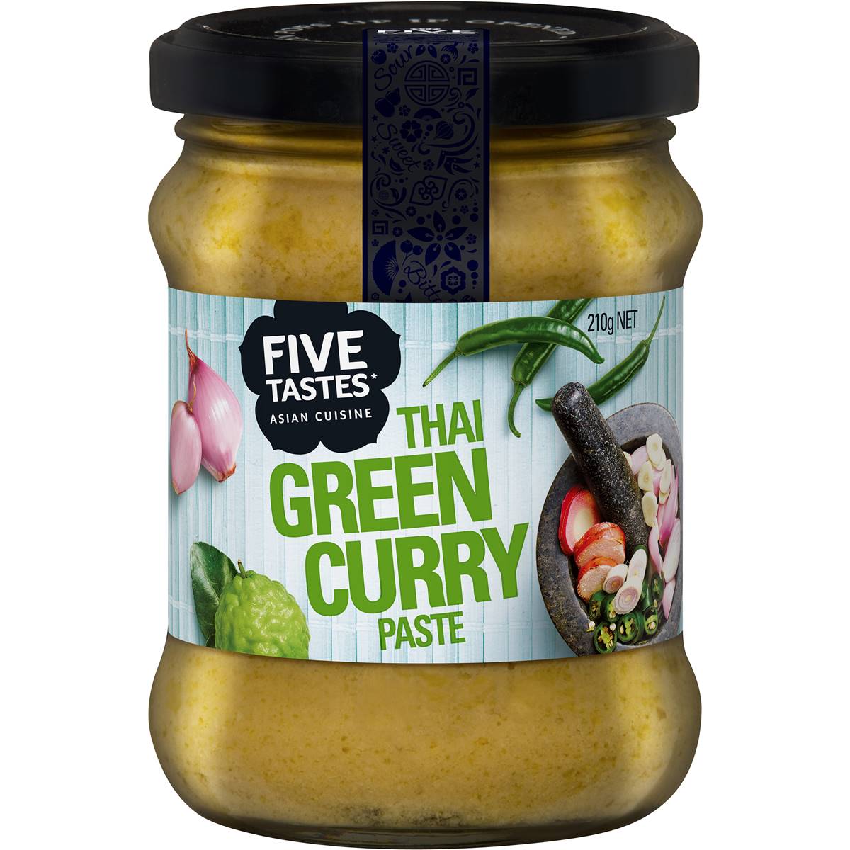 Five Tastes Thai Green Curry Paste 210g Woolworths