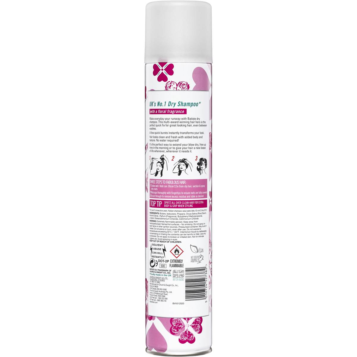 Batiste Blush Dry Shampoo 400ml Woolworths