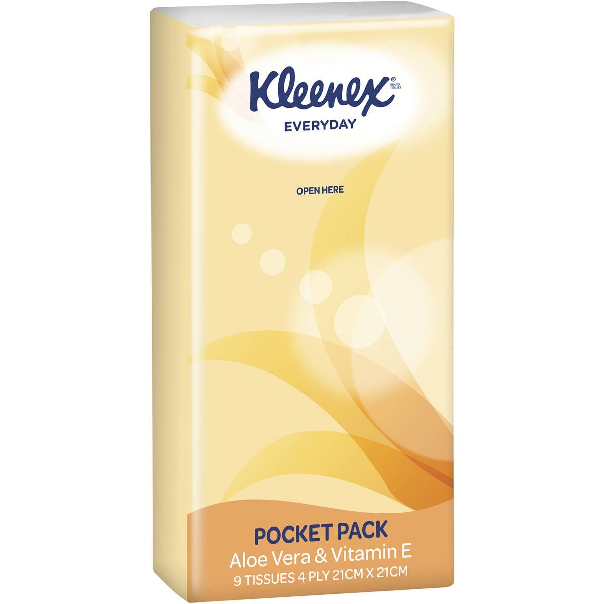 Kleenex To Go Facial Tissues Aloe Vera Pocket Pack 6pk Woolworths