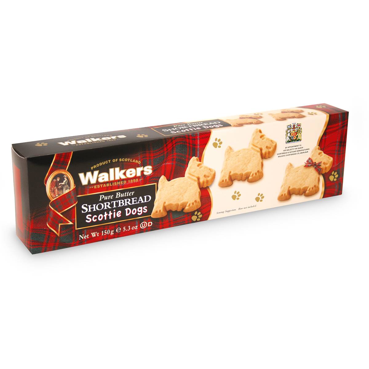 Walkers Shortbread Scottie Dog Shortbread Shapes 150g | Woolworths