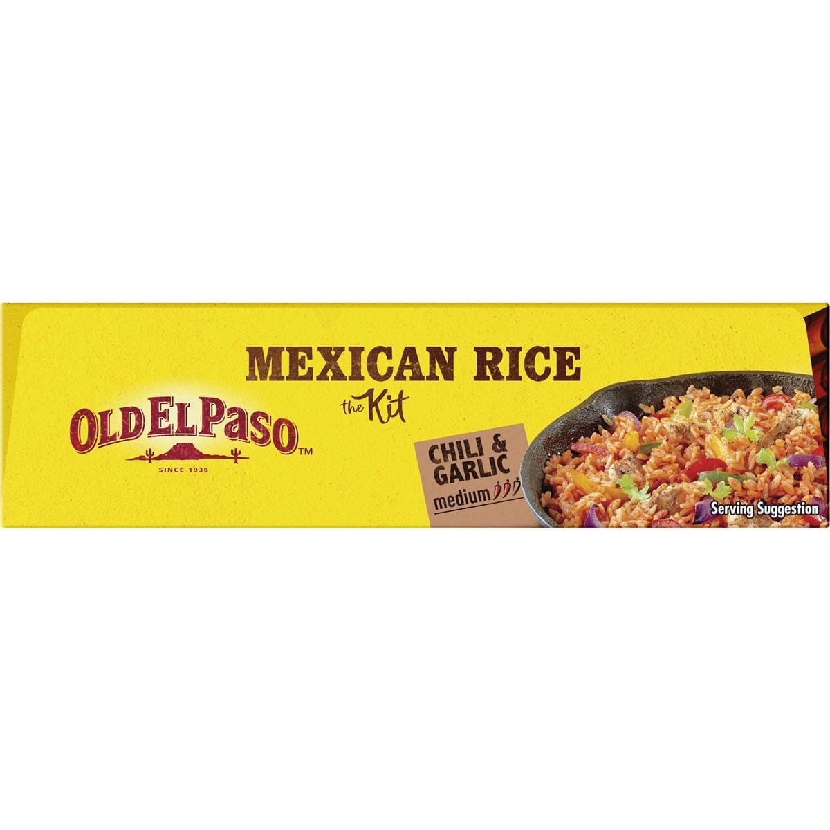 Old El Paso Chili & Garlic Rice Kit Mexican Style 355g Woolworths