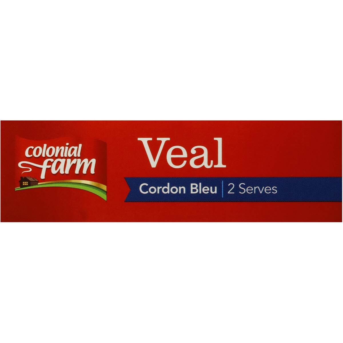 Colonial Farm Veal Cordon Bleu 280g Woolworths