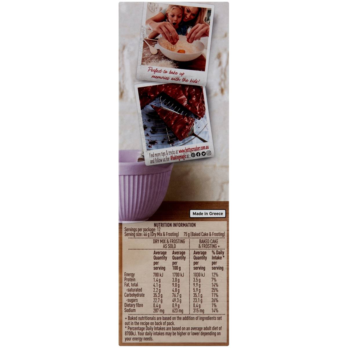 Betty Crocker Strawberries & Cream Cake Mix Cake Mix 540g Woolworths