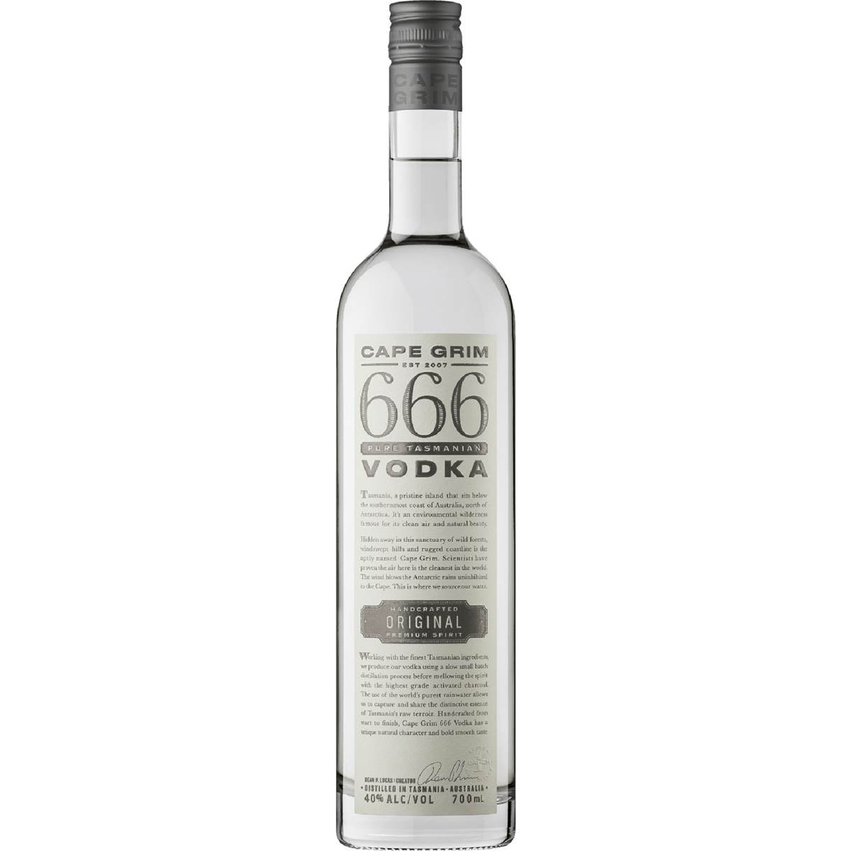 666 Pure Tasmanian Vodka