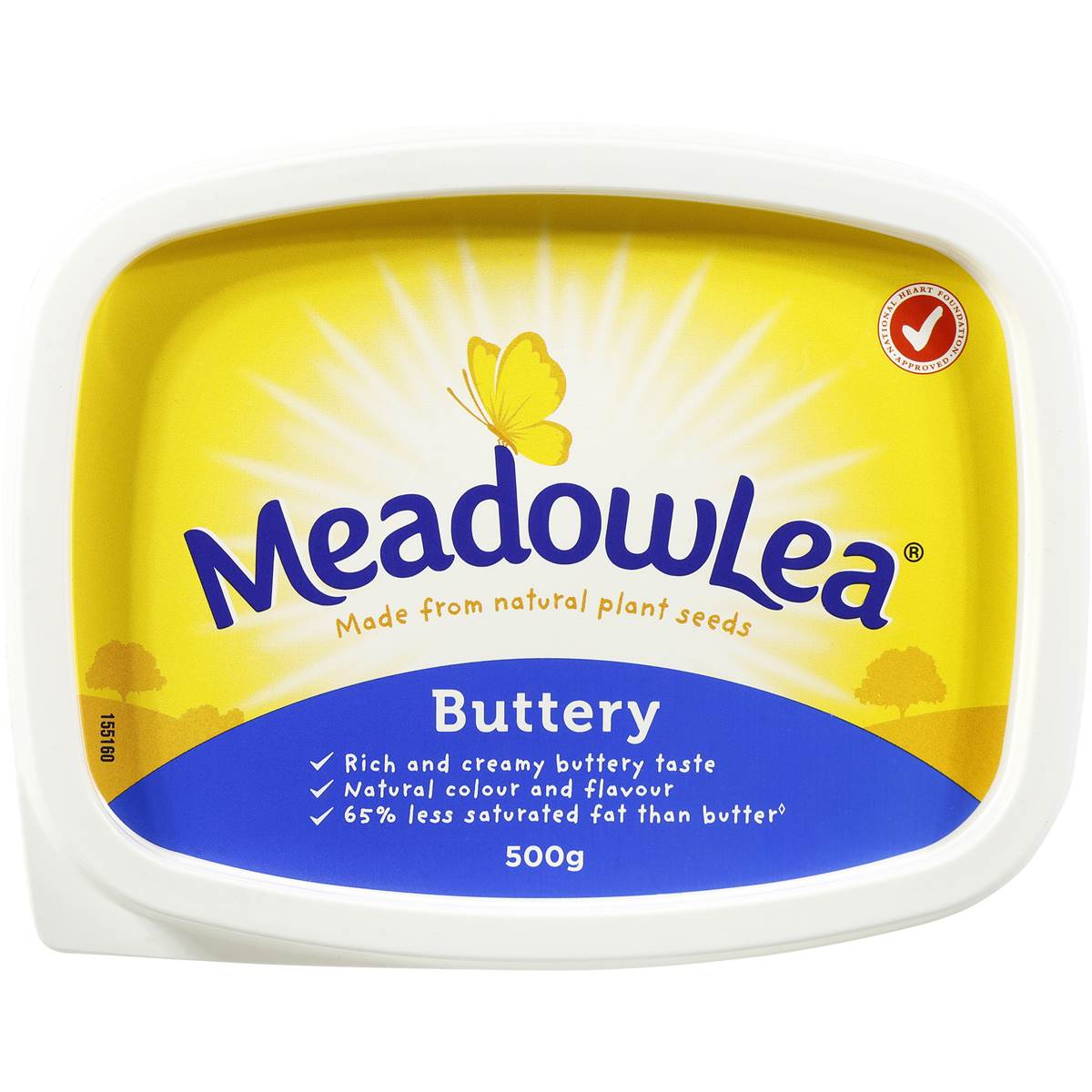 Meadowlea Buttery Spread Margarine 500g Woolworths