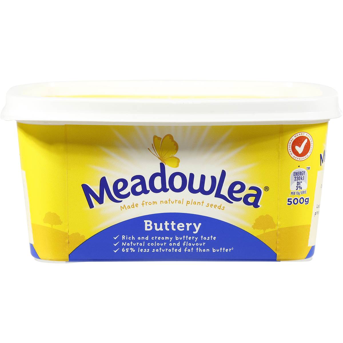 Meadowlea Buttery Spread Margarine 500g Woolworths