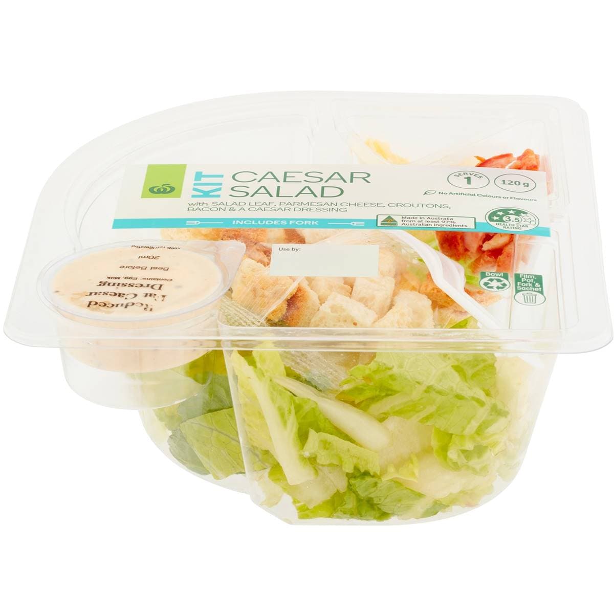 Woolworths Caesar Salad Bowl 120g Woolworths