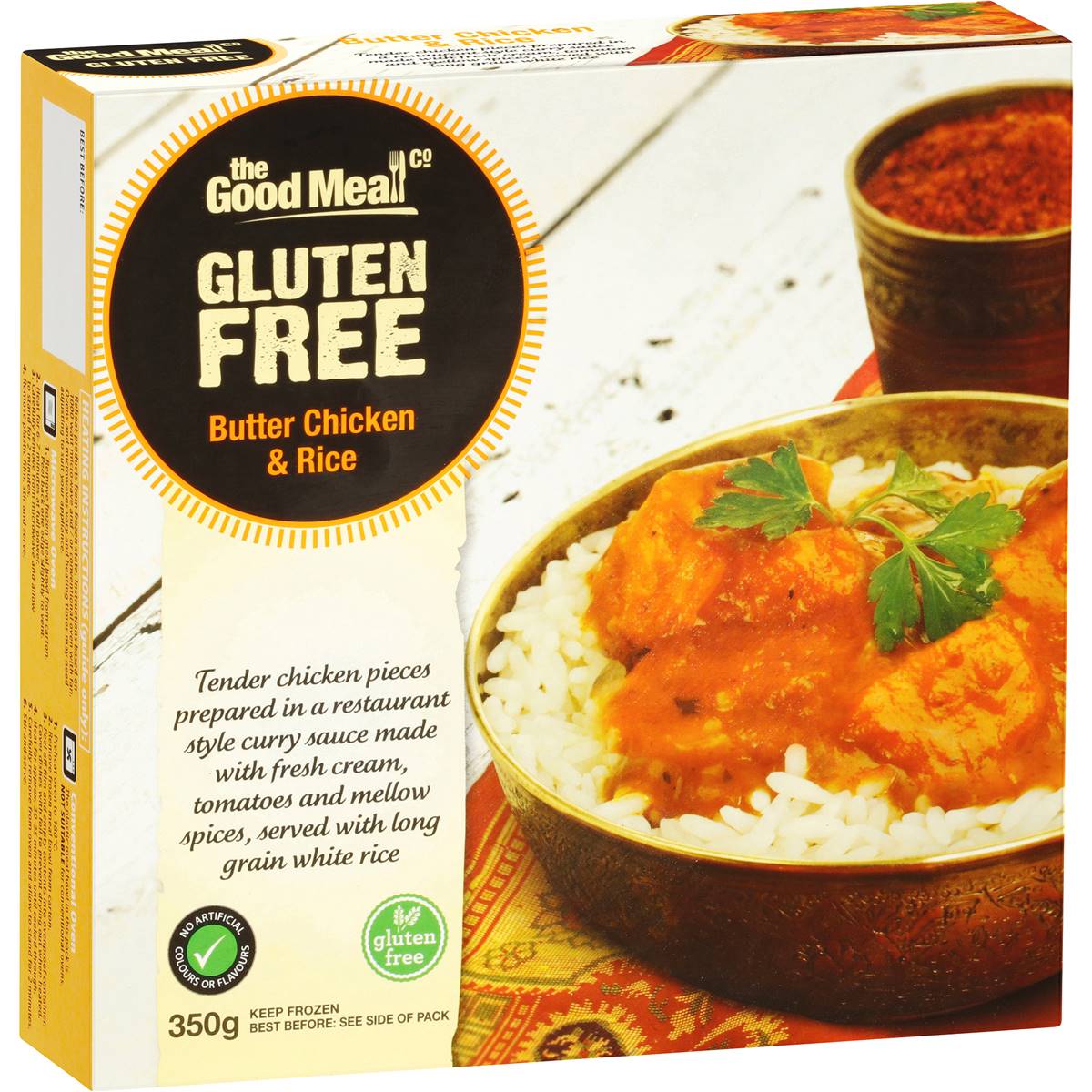 The Good Meal Co. Butter Chicken Gluten Free 350g Woolworths