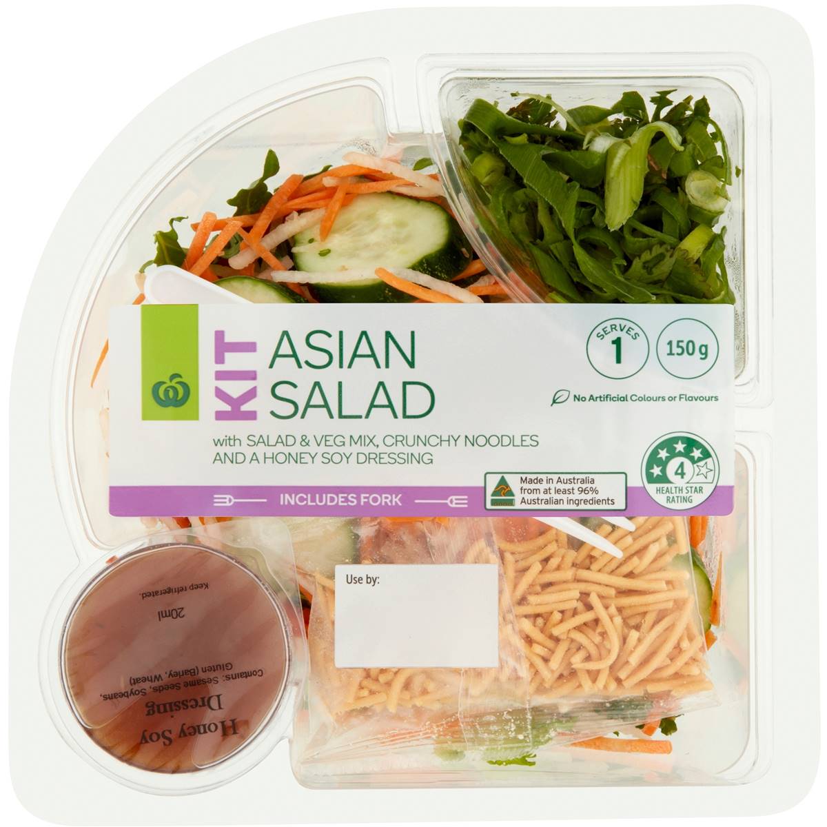 Woolworths Asian Salad With Crunchy Noodles Bowl 150g Woolworths