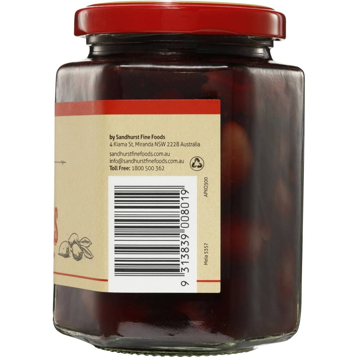 Sandhurst Australian Pitted Kalamata Olives 300g Woolworths