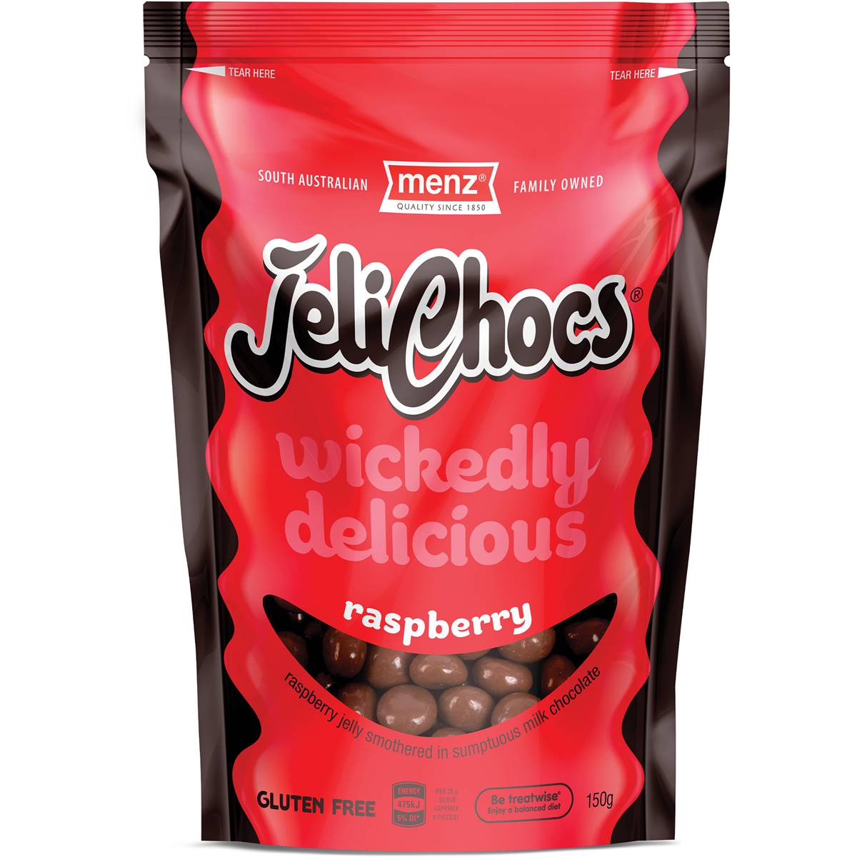 Menz Bag Raspberry Chocs
