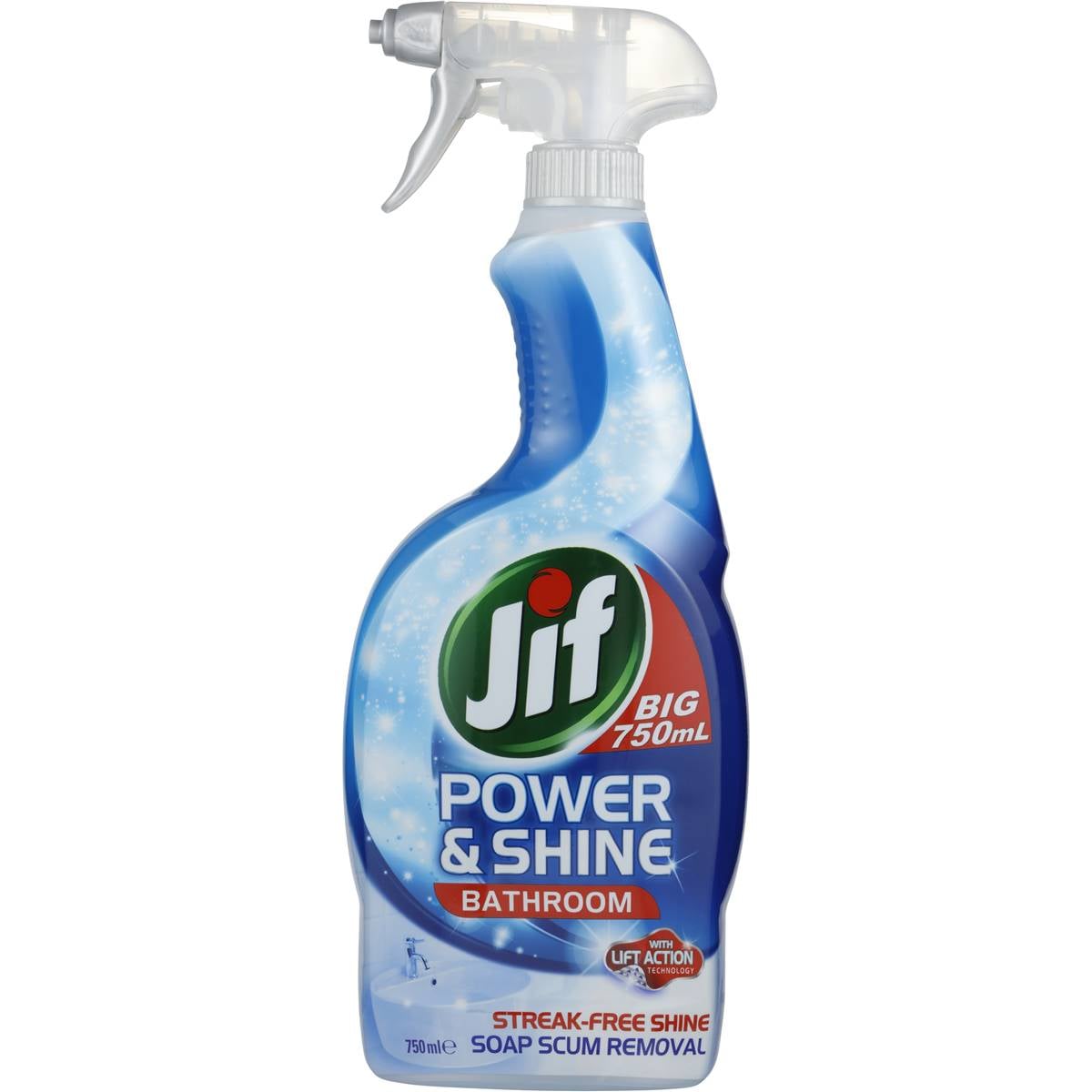 Jif Power & Shine Cleaner Spray Bathroom 750ml Woolworths