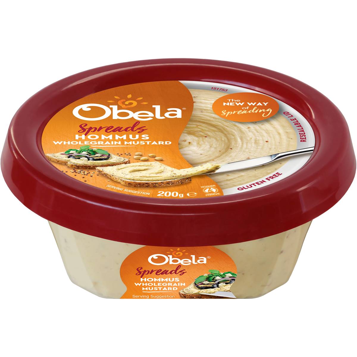 Obela Hommus Mustard Spread 200g Woolworths