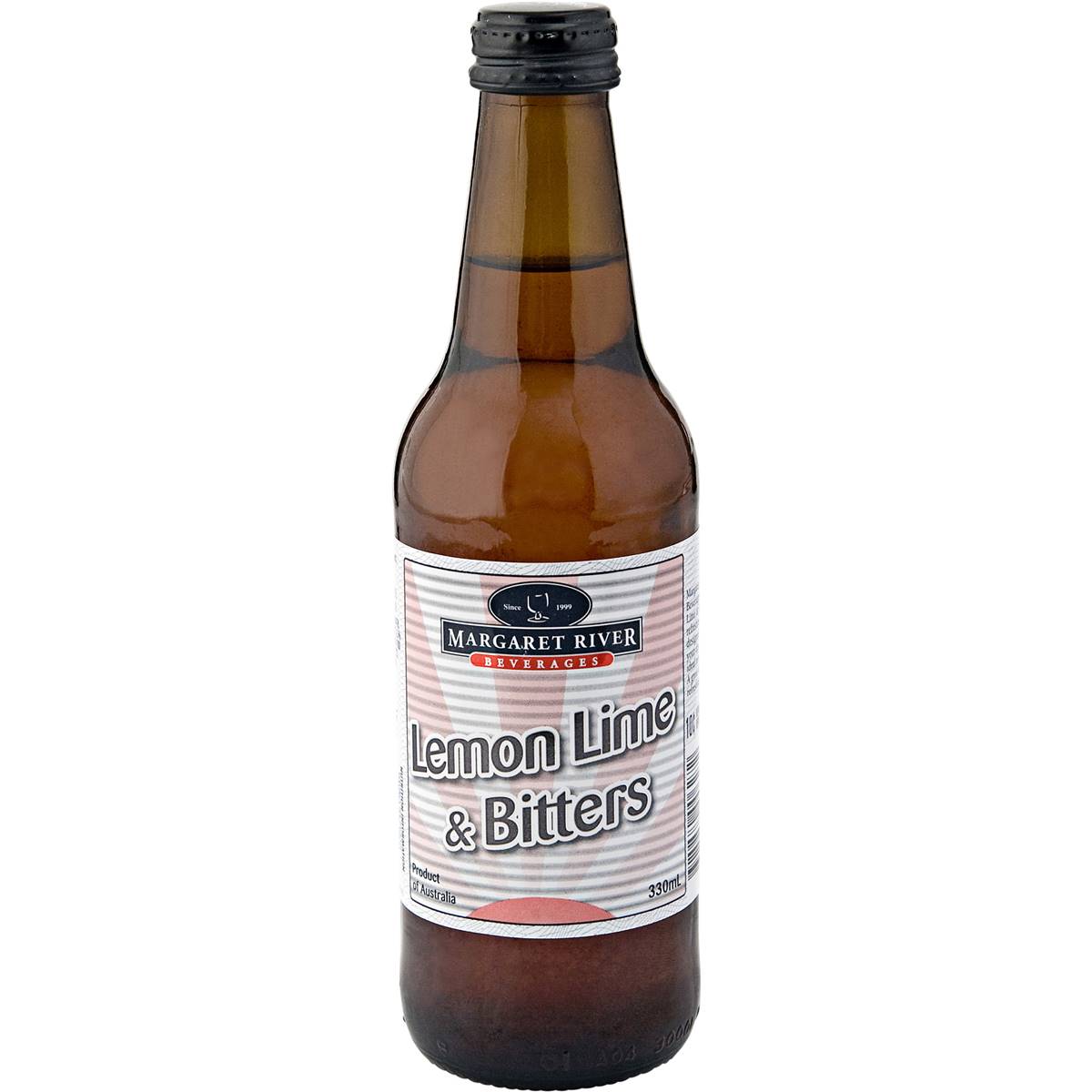 Margaret River Lemon Lime & Bitters Glass Bottle