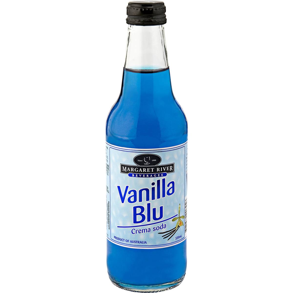 Margaret River Vanilla Blu Glass Bottle
