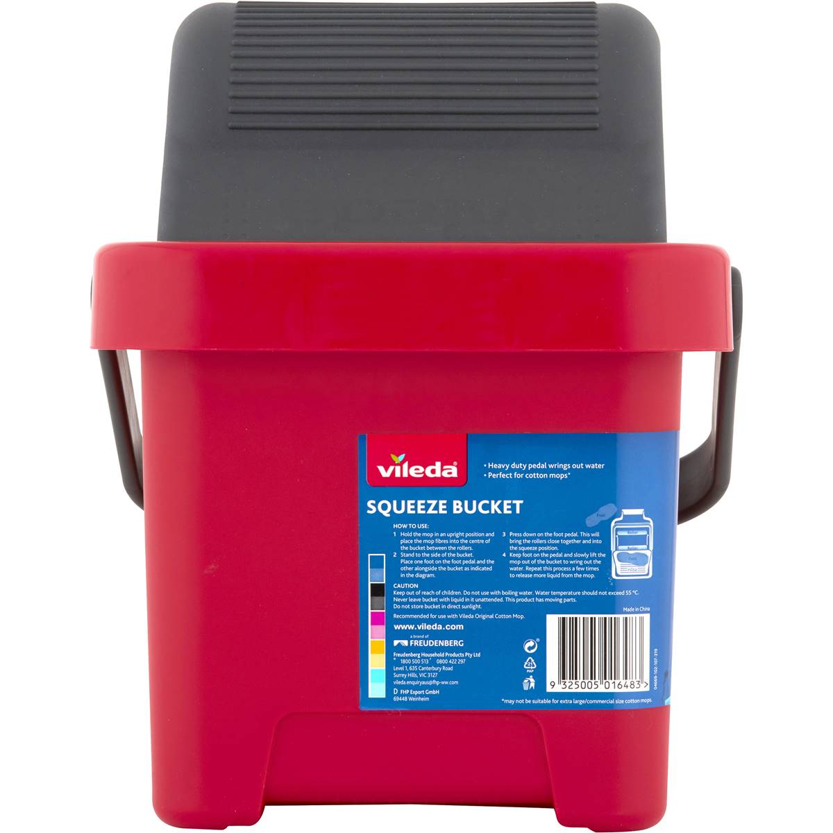 Vileda Squeeze Bucket Bucket Each Woolworths