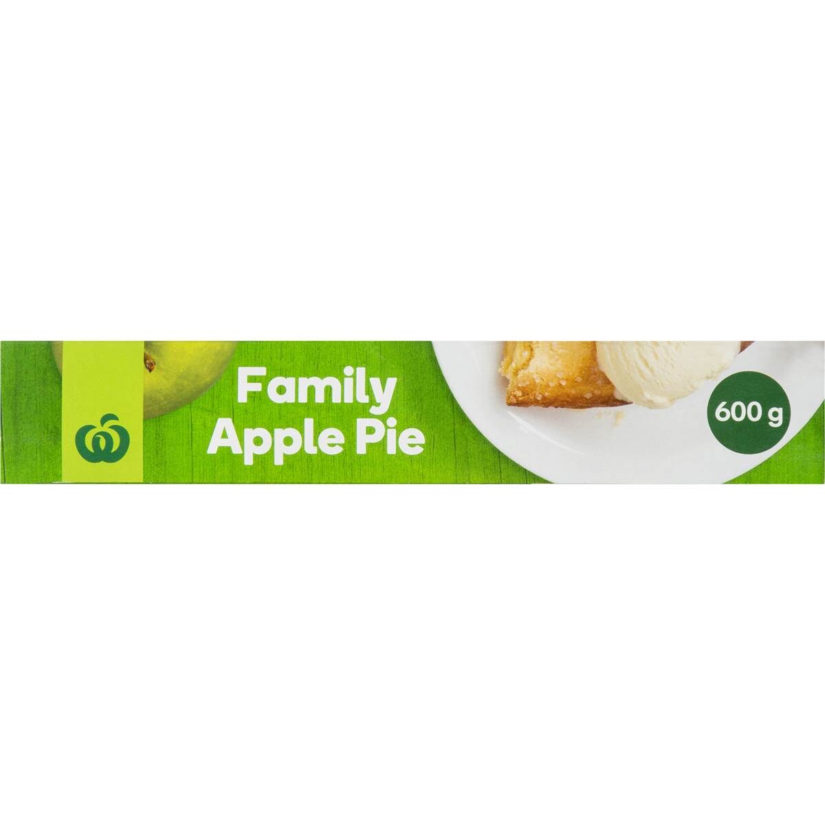 Woolworths Frozen Family Apple Pie 600g Woolworths