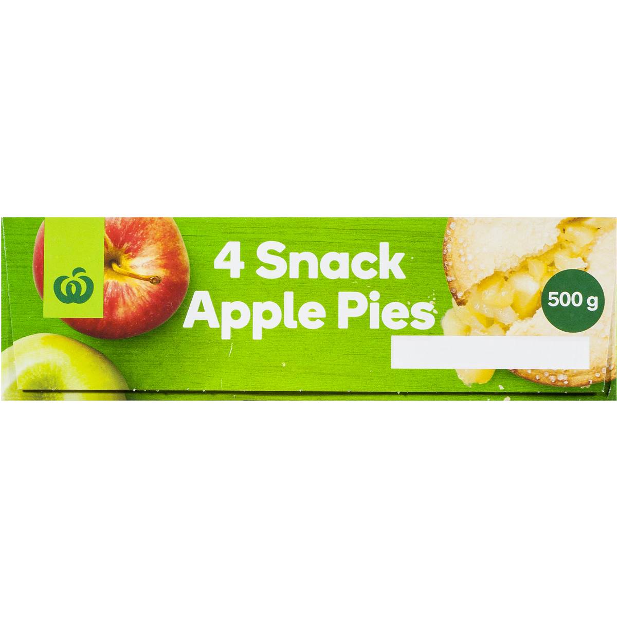 Woolworths Frozen Apple Pie Snack 4pk 500g Woolworths