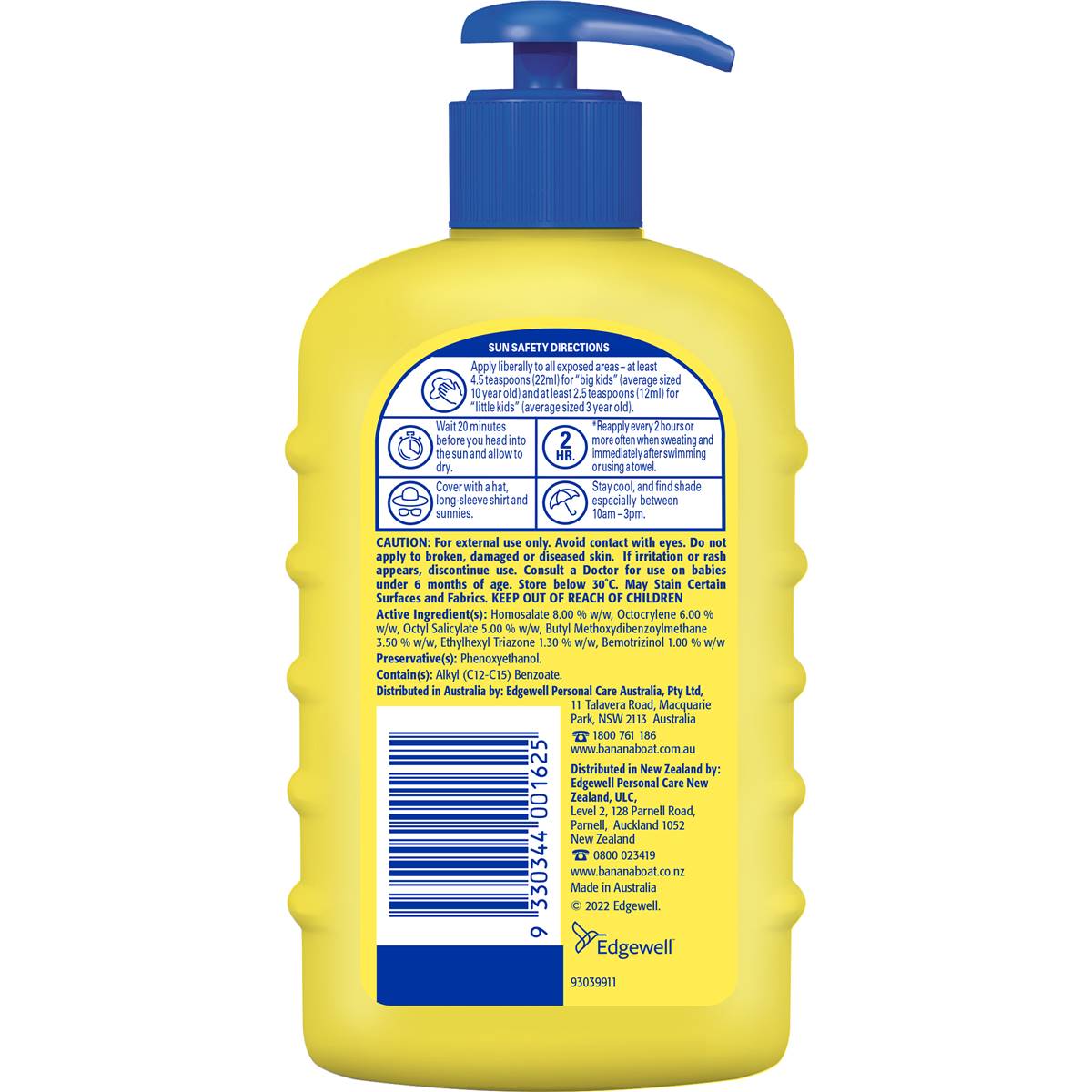 Banana Boat Kids Sunscreen Spf 50+ 400g Woolworths
