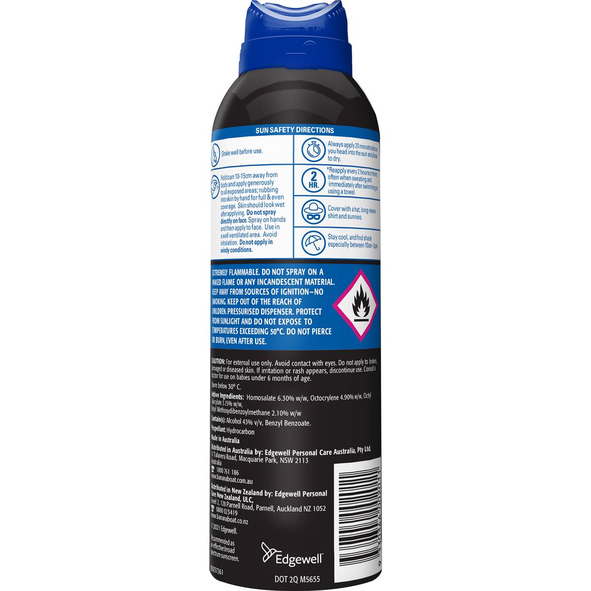 Banana Boat Ultra Clear Spf 50+ Sunscreen Spray 175g Woolworths