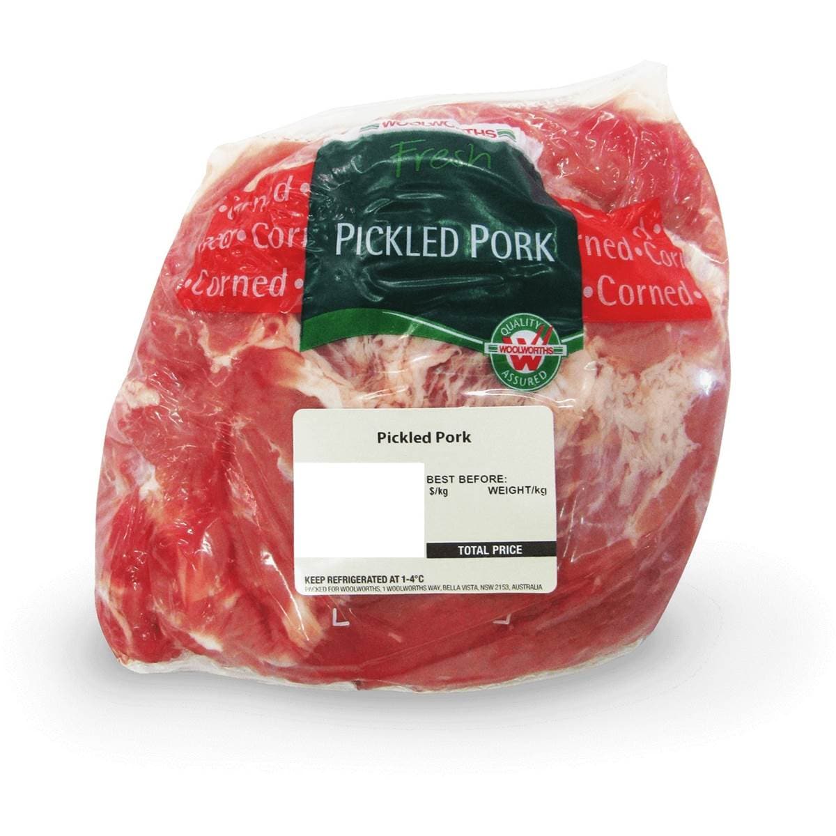 Woolworths Pickled Pork Roast 900g 1.5kg Woolworths
