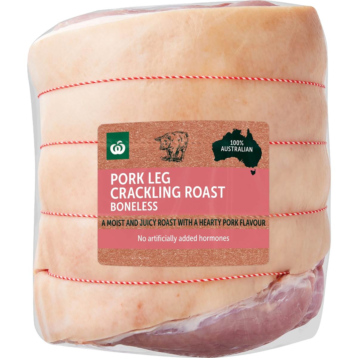 Woolworths Pork Leg Roast Boneless 1 2kg 2 6kg Woolworths