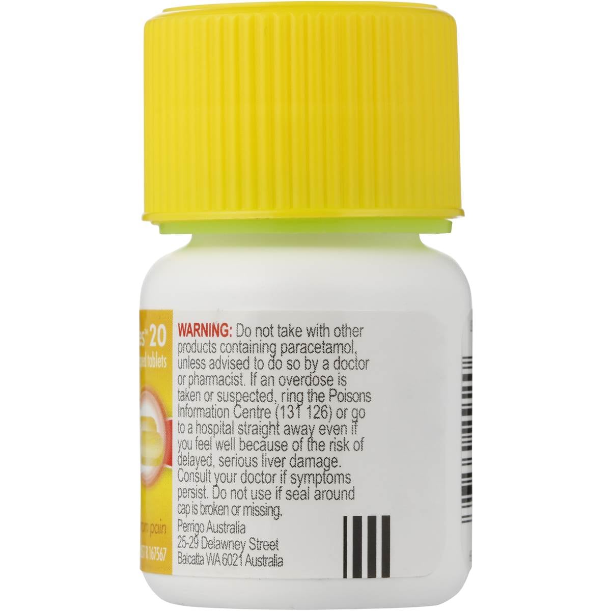 Herron Gold Paracetamol Tabsules 20 Pack Woolworths