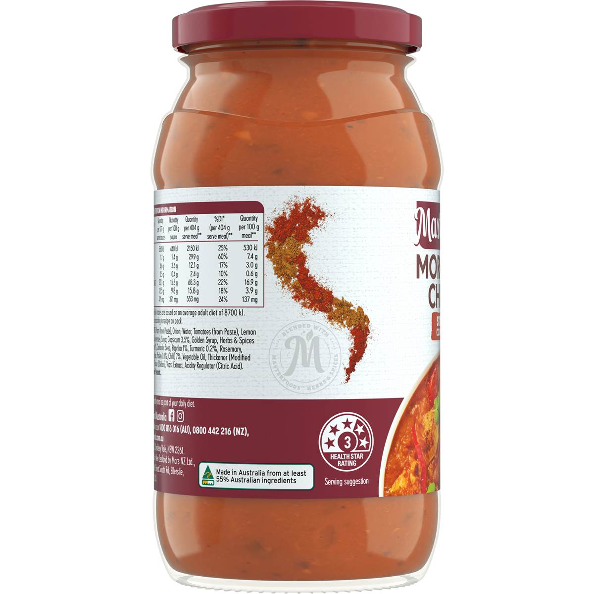 Masterfoods Moroccan Chicken Simmer Sauce 510g | Woolworths