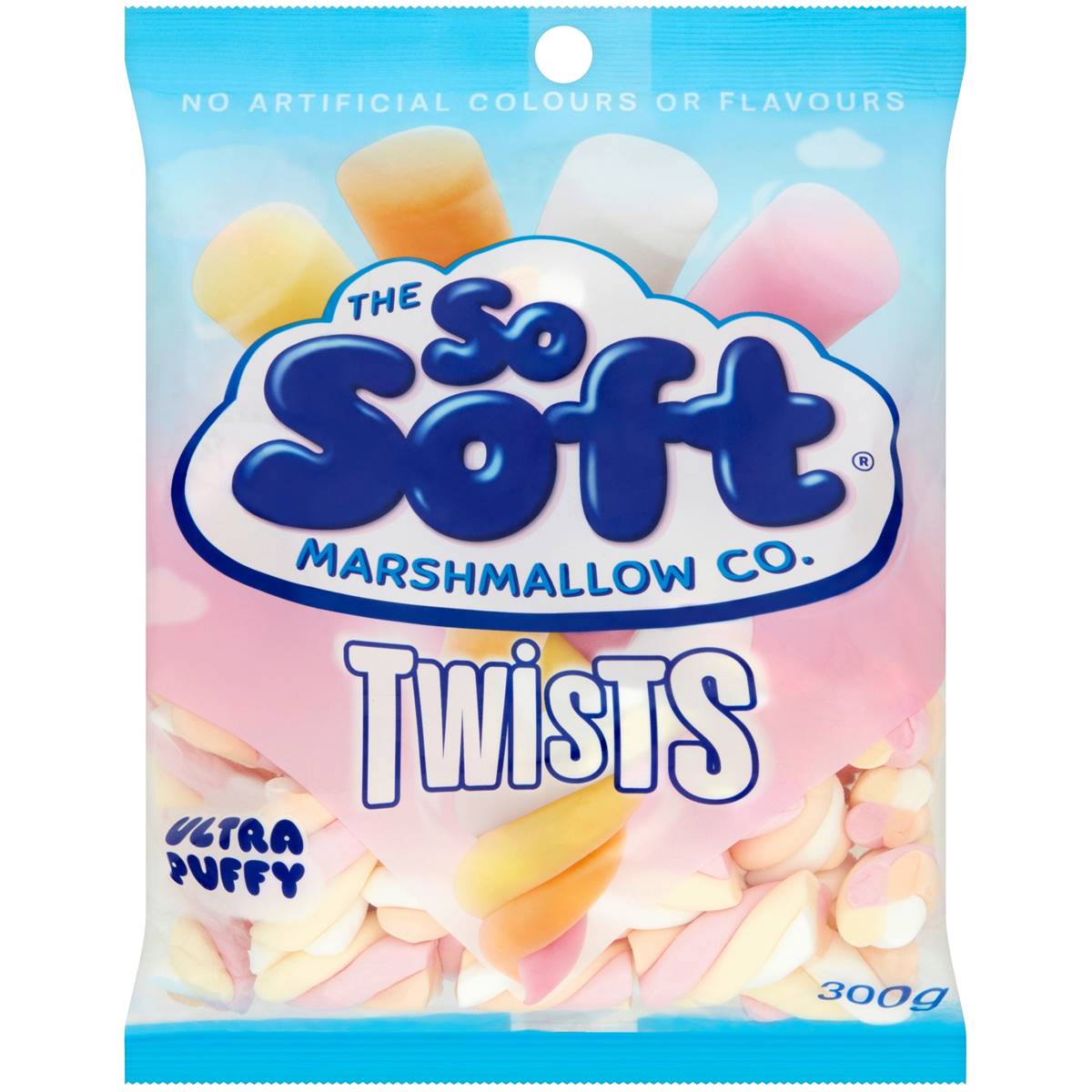 So Soft Marshmallow Twists 300g Woolworths