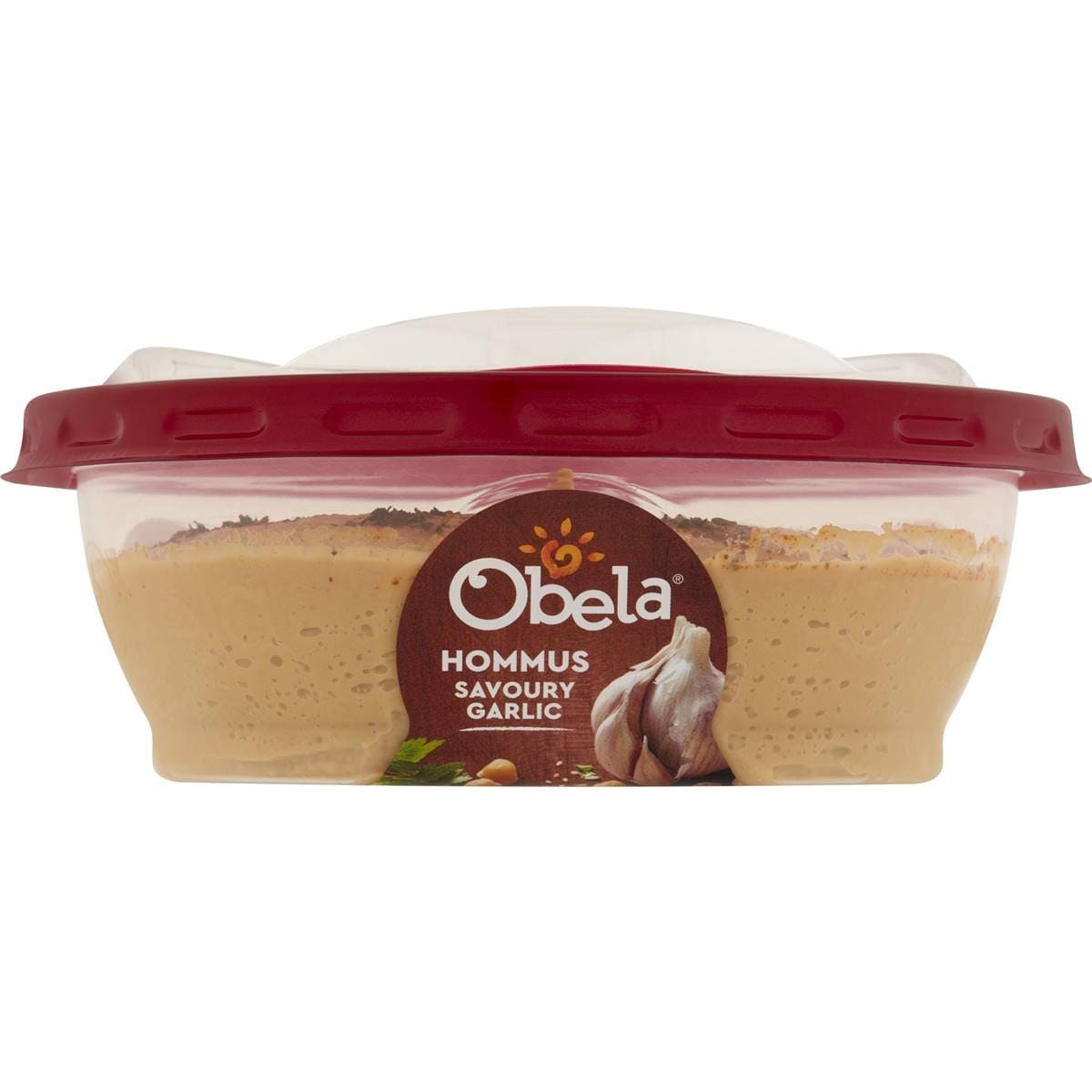 Obela Hommus Savoury Garlic 220g Woolworths