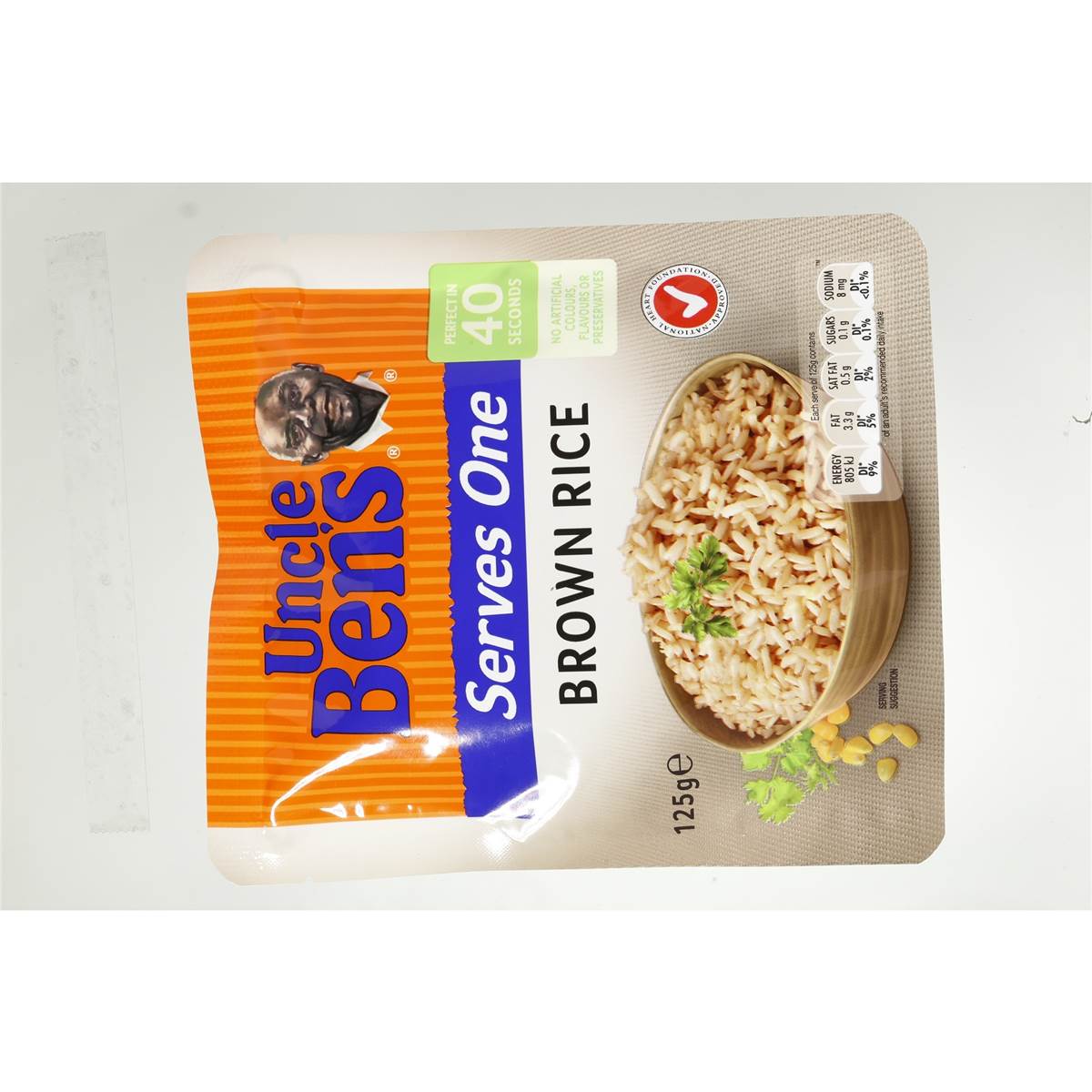 Uncle Bens Serves One Microwave Brown Rice 125g Woolworths