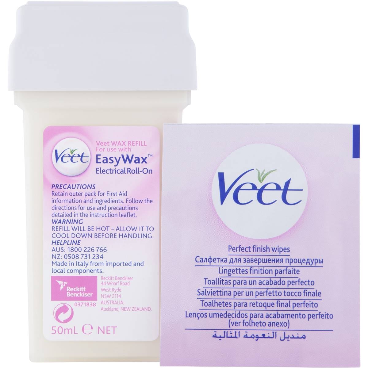 Veet Easy Hair Removal Wax Refill Sensitive 50ml Woolworths