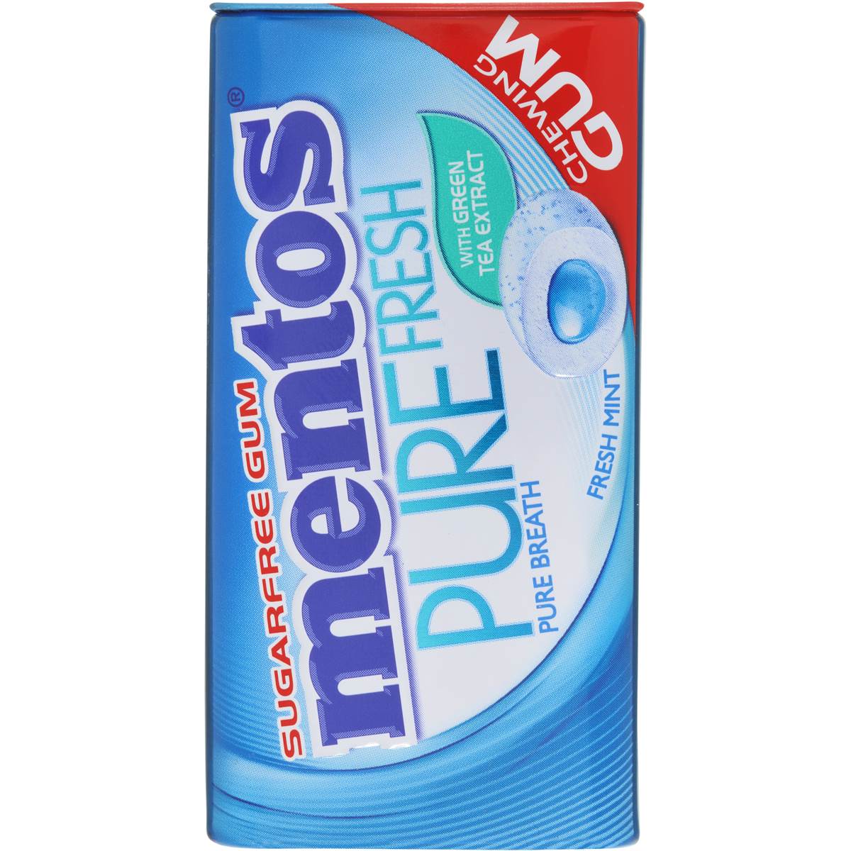 Mentos Pure Fresh Gum Fresh Mint 29g Tin | Woolworths