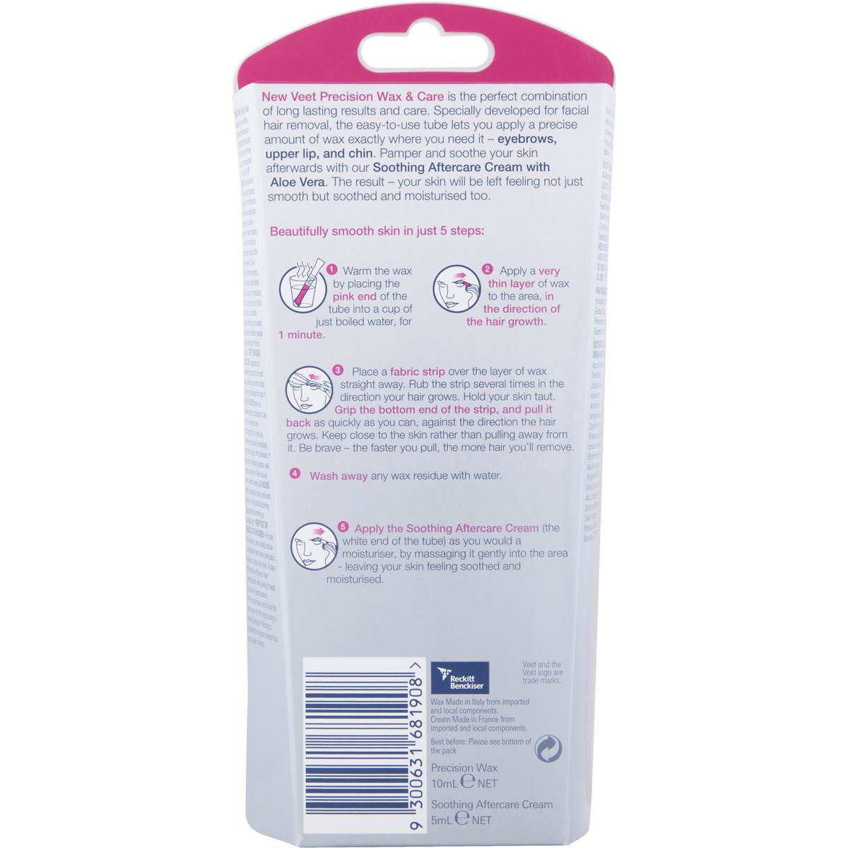 Veet Face Precision Face Wax Plus 15ml | Woolworths