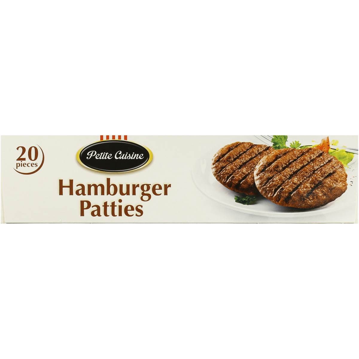 Petite Cuisine Hamburger Patties 20pk 1kg Woolworths