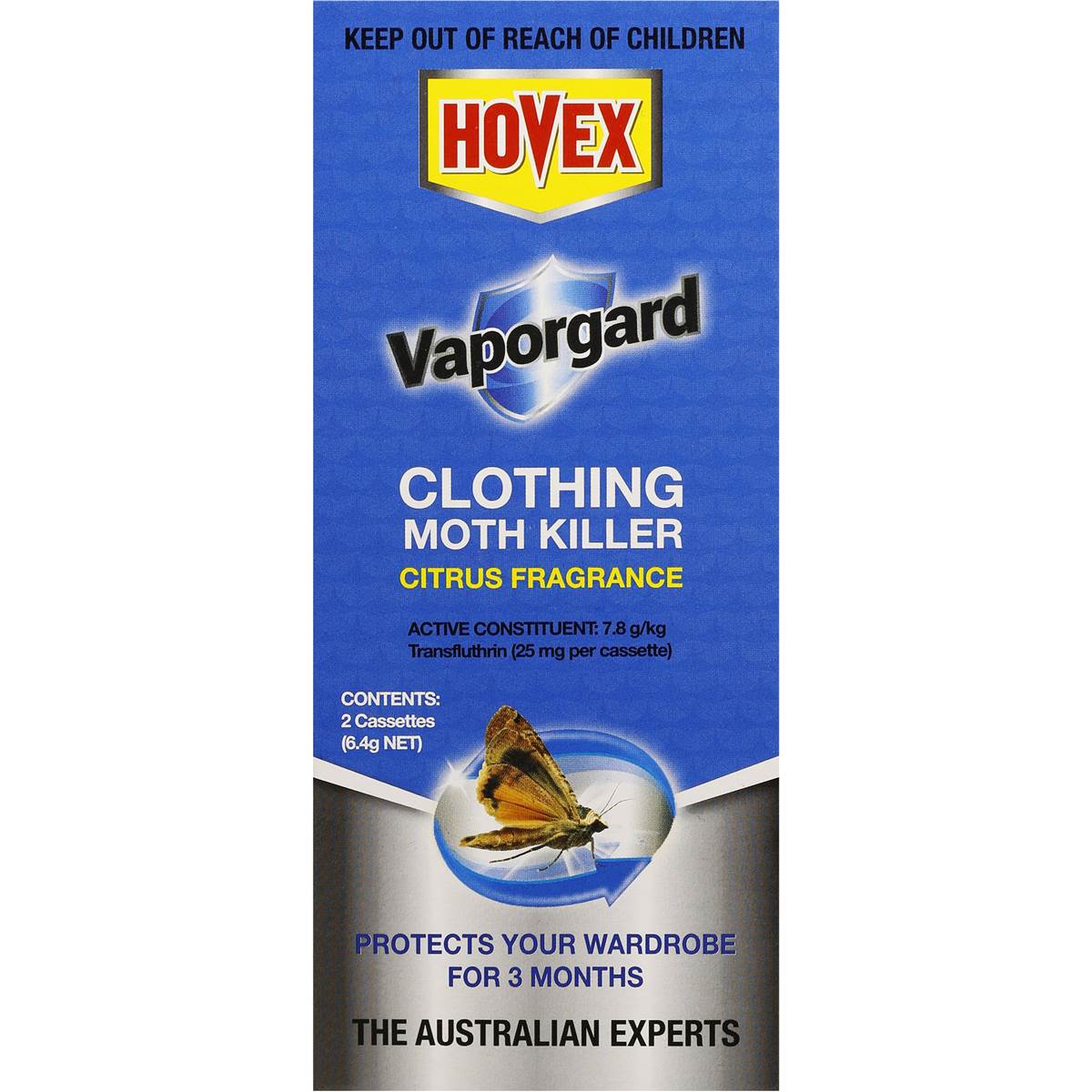 Hovex Vapor Gaurd Moth Killer Clothing Each Woolworths