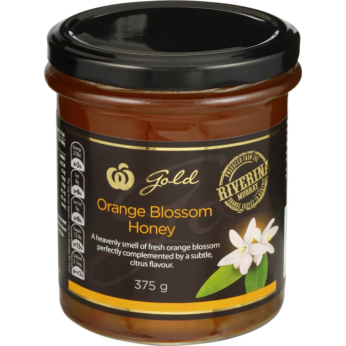 Woolworths Gold Orange Blossom Honey 375g Woolworths