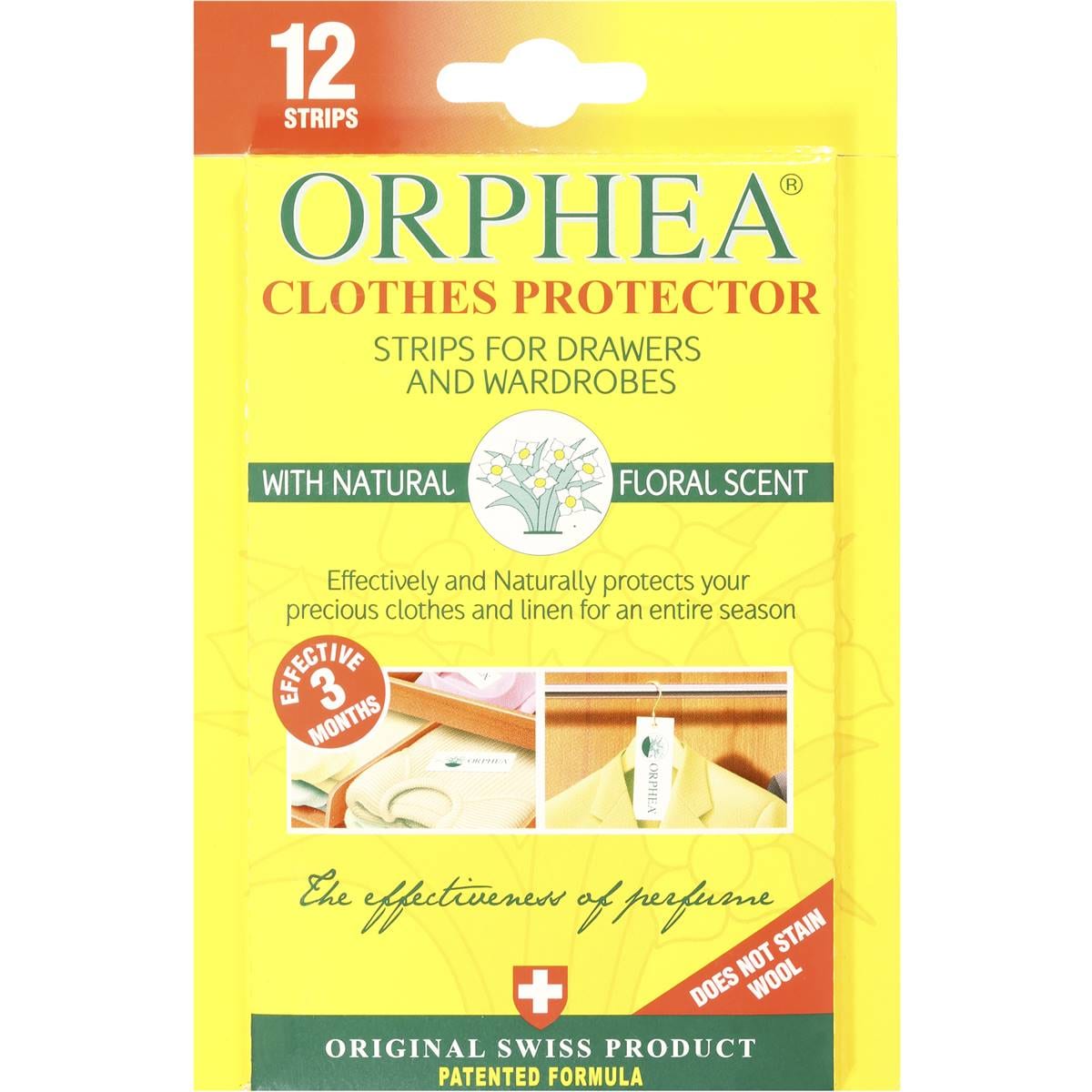 Orphea Moth Killer Strips Floral 12 Pack Woolworths