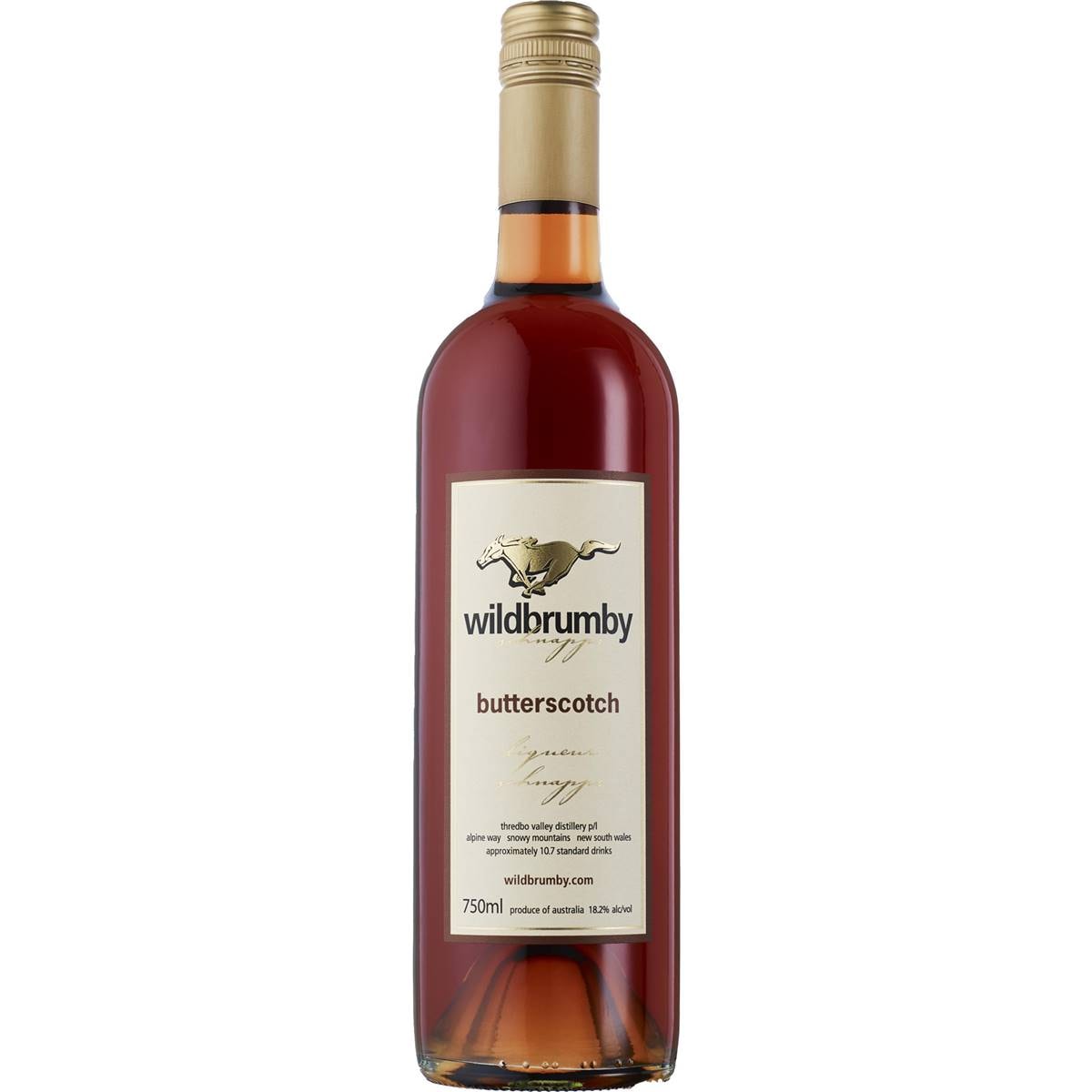 Wild Brumby Butterscotch Schnapps 750ml Woolworths
