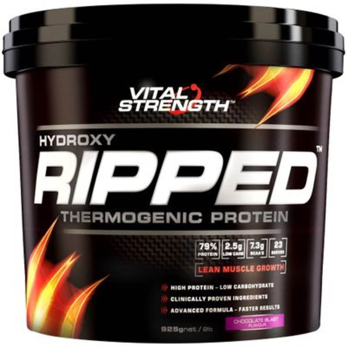 Vital Strength Ripped Protein Chocolate 925g Woolworths